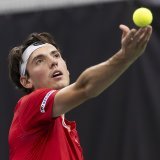 Marc-Andrea Hüsler trahi par son service à Hong Kong. KEYSTONE/PETER KLAUNZER